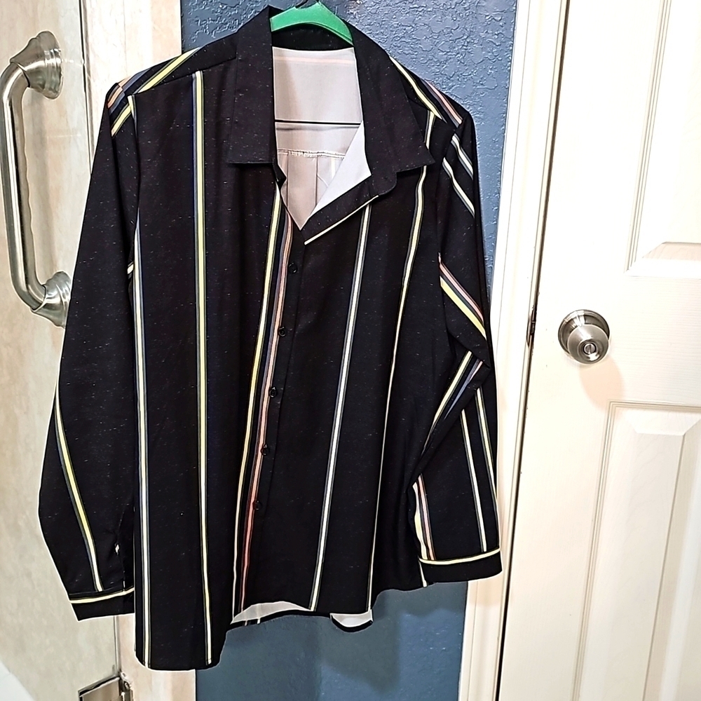 Amazon Prime Multicolored Dress Shirt Xl NewNever Worn